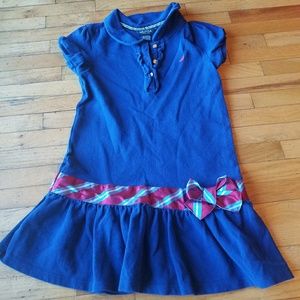 Cute Girl's blue Nautical Sailor dress Size 6x